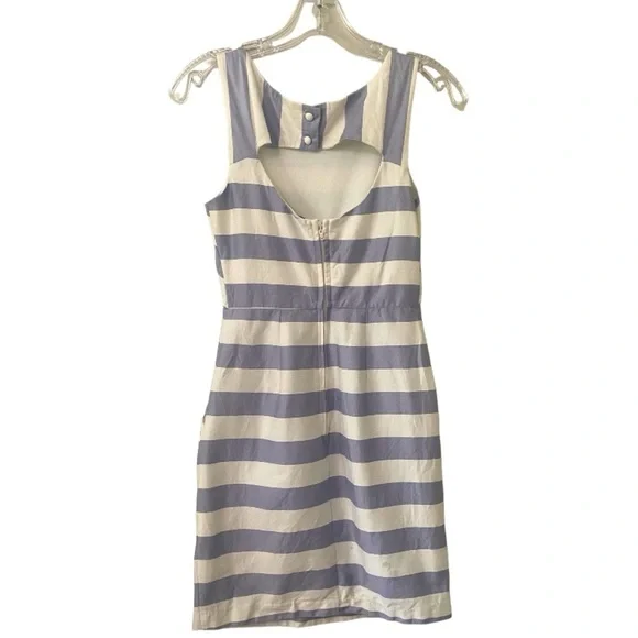 Jodi Kristopher Blue and White Striped dress - Picture 2 of 6